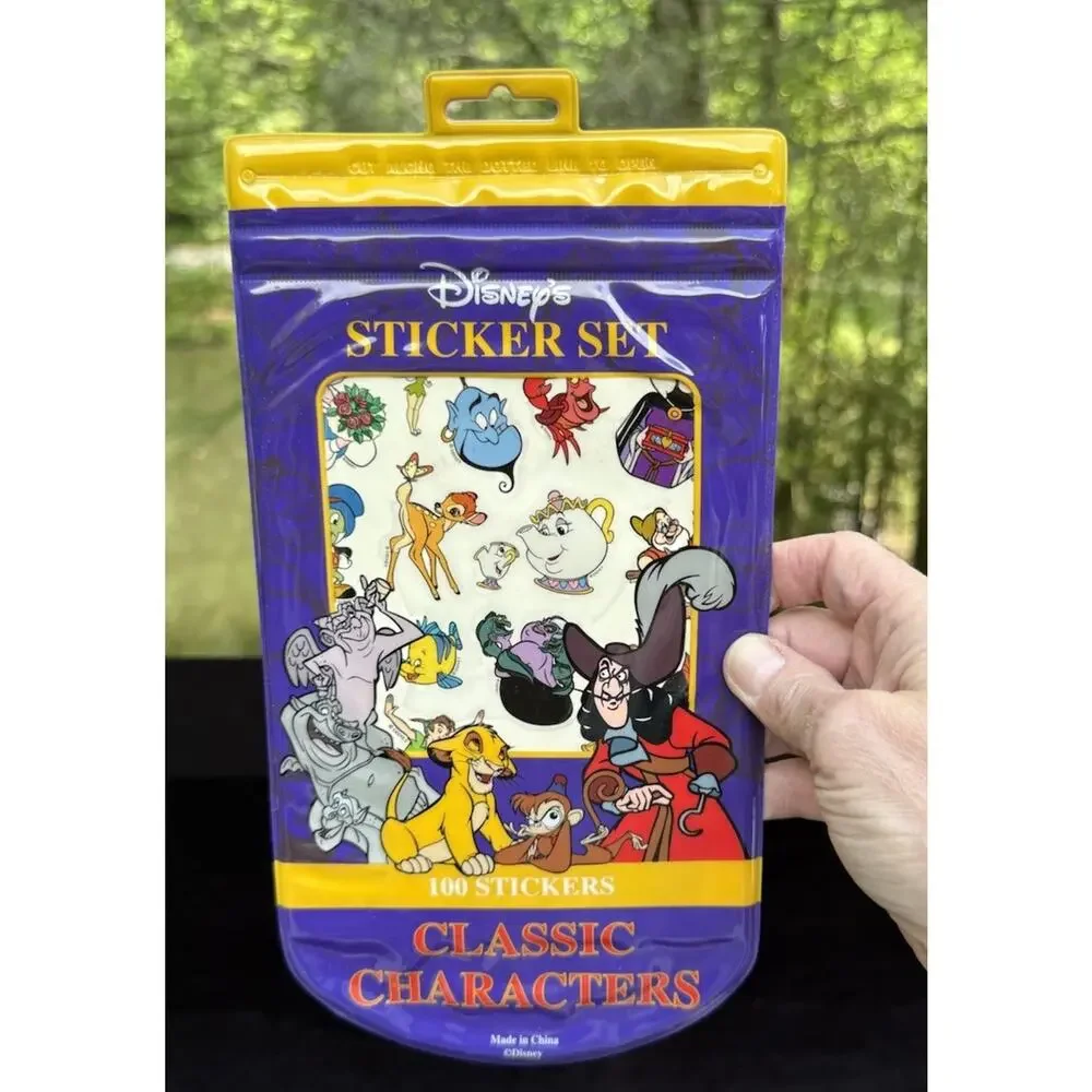 NEW Vintage 1990’s Rare Disney Store Classic Sticker Set Unopened Brand New!